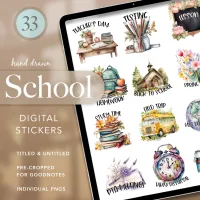 School & Teacher Planner Stickers