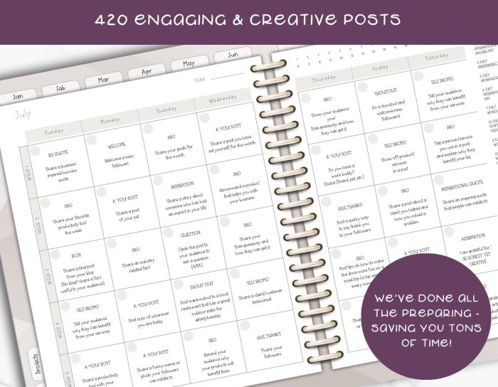 Social media marketing calendar - Image 2