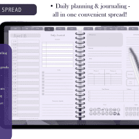 Foggy Day Undated Digital Planner - Image 3