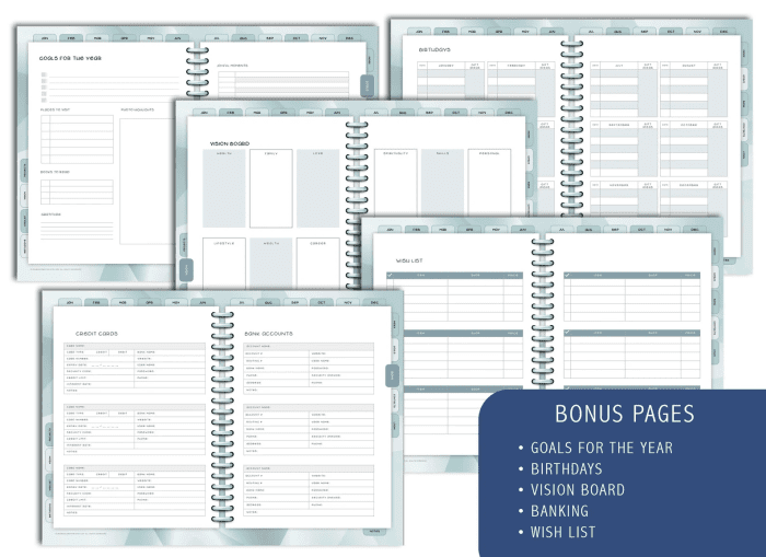 Caribbean UNDATED Life Planner - Image 3