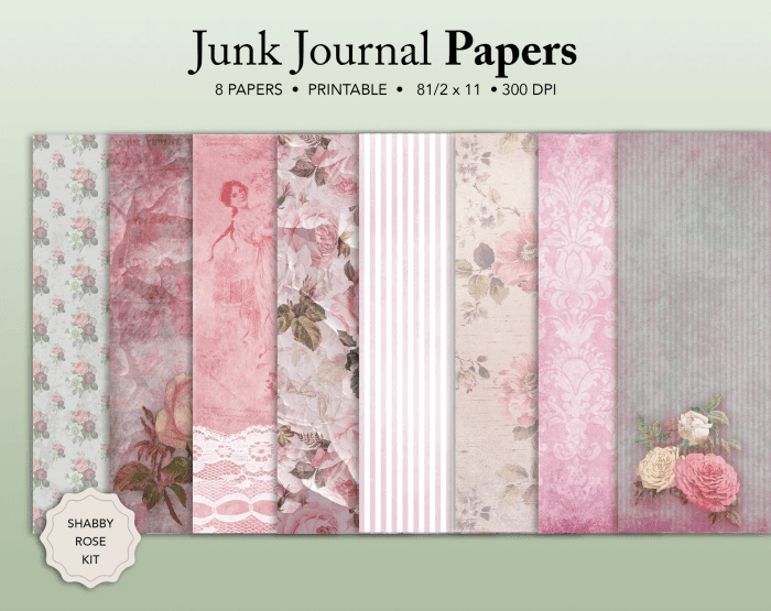 Junk Journal Papers