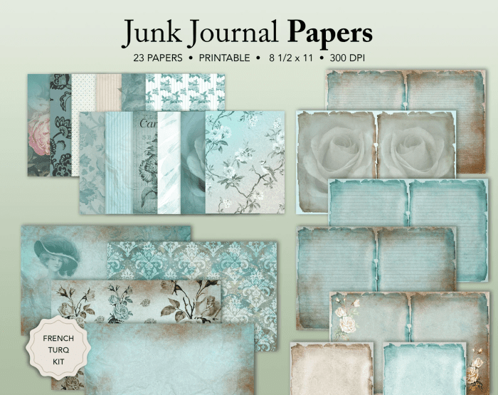 Junk Journal Papers