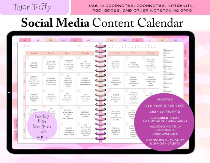 Social Media Calendar