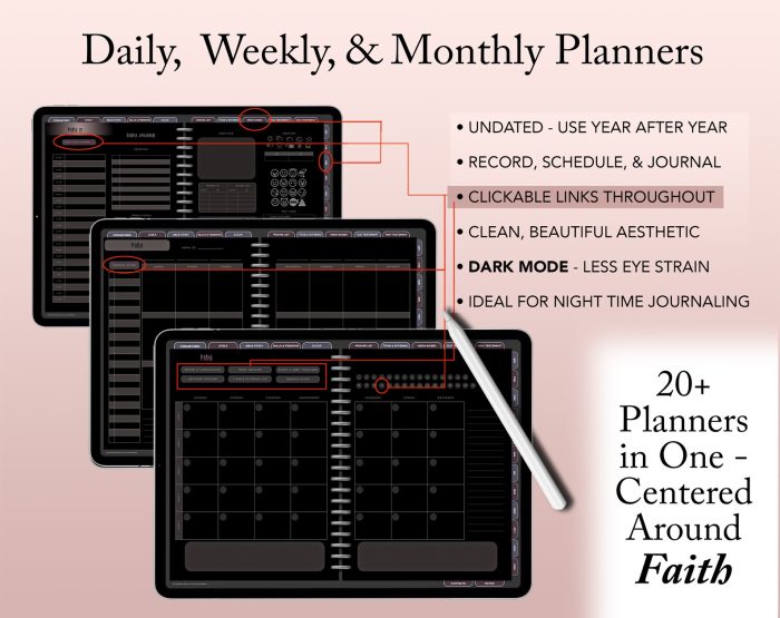 Dark Mode Christian Planner - Image 7