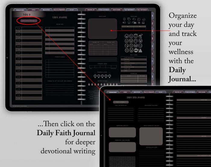 Dark Mode Christian Planner - Image 9