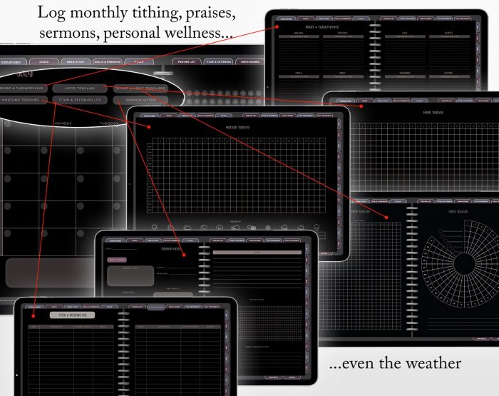 Dark Mode Christian Planner - Image 4