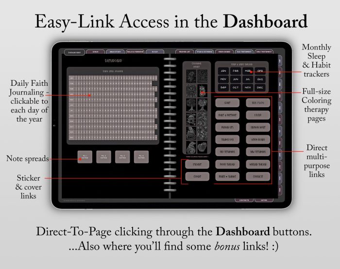 Dark Mode Christian Planner - Image 3