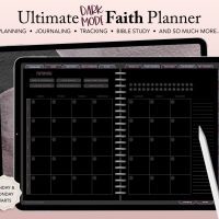 Dark Mode Christian Planner