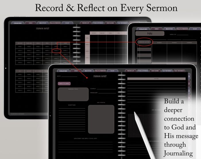 Dark Mode Christian Planner - Image 8