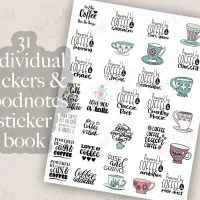Coffee Digital Stickers - Image 2