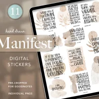 Manifestation Stickers