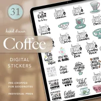 Coffee Digital Stickers