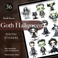 Gothic Halloween Stickers