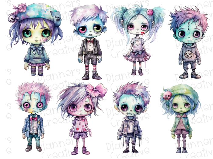 Pastel Goth Stickers - Image 4