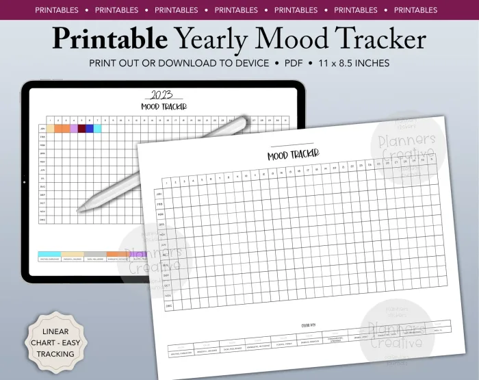 Mood Tracker Printable