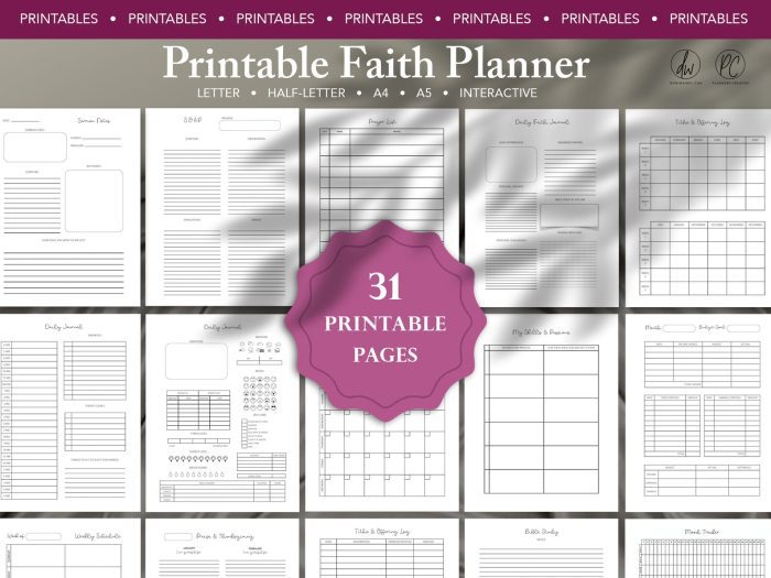 Printable Faith Journal