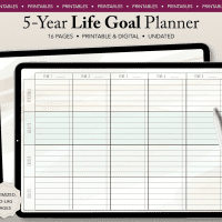 Life Goal Planner, 5 Year