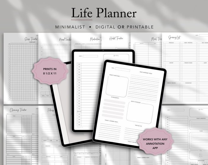 Printable Life Planner