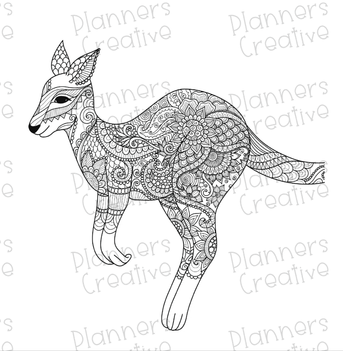 Zen Zoo Coloring Pages - Image 2