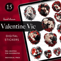 Victorian Goth Stickers