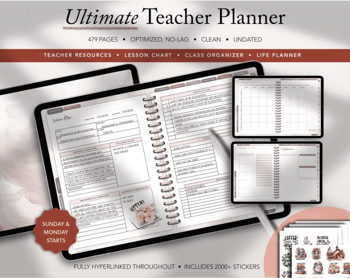 Ultimate Teacher Planner - UNDATED