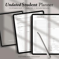 Ultimate Student Planner - UNDATED