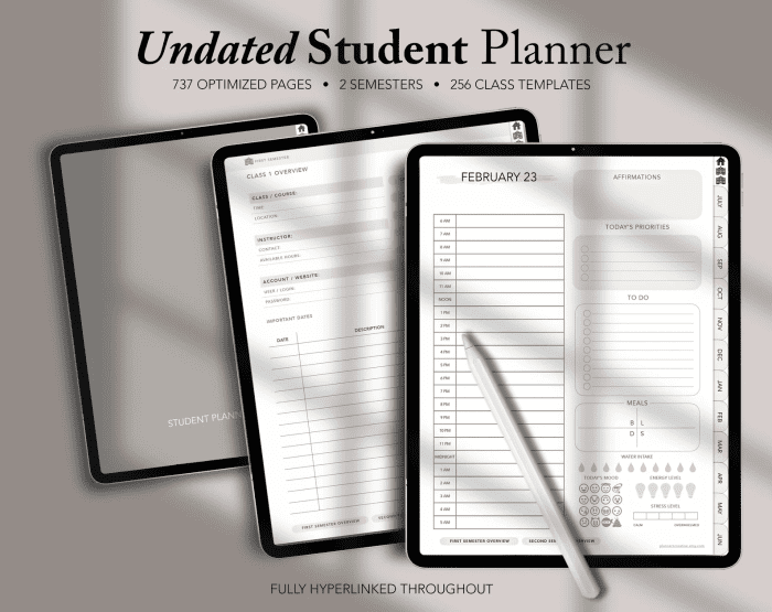 Ultimate Student Planner - UNDATED